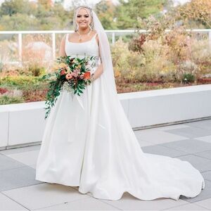 Maggie Sottero Satin Wedding Dress